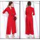 High-Quality Women Lose Flared Red Jumpsuits For Women