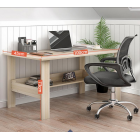Wooden Design Computer Desk Table - Maple