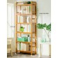 6 Tier Simplistic Bamboo Bookshelf 177x70cm