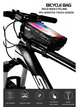 WILDMAN Waterproof MTB Bicycle Phone Touch Screen Bag
