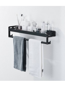 Towel Rail Bathroom Shelf 50cm drilling / no drilling