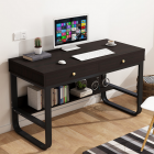 Argus Design Computer Desk with Drawers 120cm Black Frame