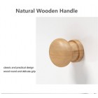 Sophia Natural Wooden Design Study Desk with Shelf and Drawer 120cm