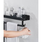 Towel Rail Bathroom Shelf 50cm drilling / no drilling