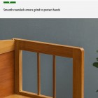6 Tier Simplistic Bamboo Bookshelf New