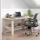 Wooden Design Computer Desk Table - Maple