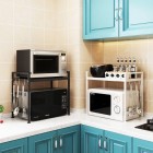 Kitchen Adjustable Microwave Shelf 43-63cm White