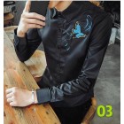 2018 new design floral long sleeve trendy shirt(06 is out of the stock)