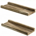 2PCs Wooden Floating Shelves
