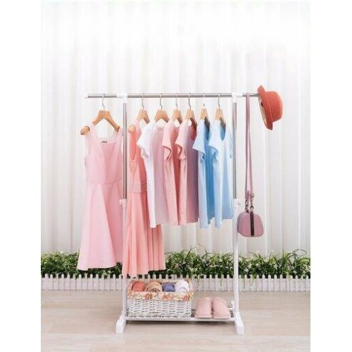 Adjustable Stainless Steel Clothes Rack 69-118cm