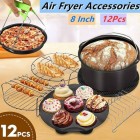 12pcs 8" Air Fryer Accessories