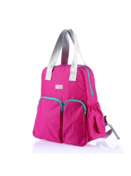 Multifunctional Baby Diaper Nappy Backpack Bag Pink