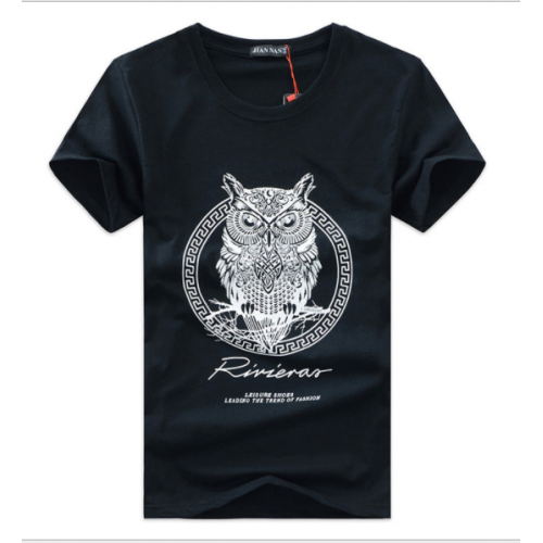 2018 trendy casual men's quality cotton owl T-shirt