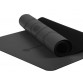 Primium Yoga Mat With Position Line Non-Slip Mat Black-Grey