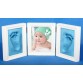 Baby Clay Hand & Foot Print Photo Frame Casting Kit New Baby Gifts Blue
