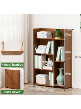 Bamboo 4 Tiers Simplistic Storage shelf 76cm