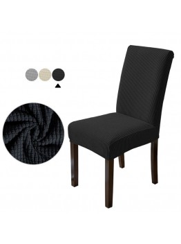 4PCs Waterproof Dinning Chair Covers Black New