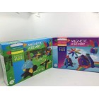 3D Assembly puzzle ,Magnetic Blocks Toys, Connectable Building Til - Green