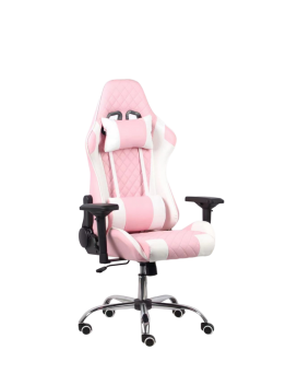 Elite Adjustable 4D Armrest Gaming Chair Pink
