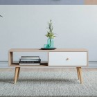 Sophia Natural Wooden Design Coffee Table 1.2M - Maple