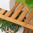 5 Tiers Adjustable Bamboo Storage Rack 68cm