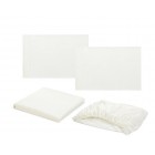 4PCs High-Quality Fitted Sheet set - Queen size