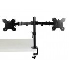 Dual LCD Monitor Bracket Table Stand Support 10 - 27 inch