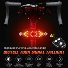 Rechargeable Bike Tail Light with Indicator Light
