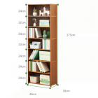 Bamboo 7 Tiers Simplistic Storage shelf 40cm