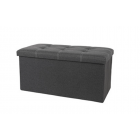 Foldable Storage Box Grey  76x38x38cm
