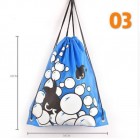 Beach Backpacks Swimming/Gym 32*43cm Double Layer Drawstring Waterproof Bag