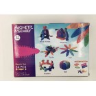 3D Assembly puzzle ,Magnetic Blocks Toys, Connectable Building Til - Purple