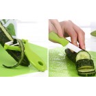2 Pcs Home Kitchen Ceramic Knife Blade&Peeler Set