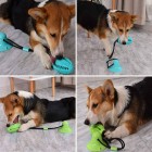 Rubber Rope Ball Dog Toys Green