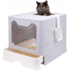 Foldable Cat Litter Box with Lid New