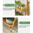 Bamboo Hanging Planter Stand New