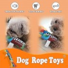 Chewzzlers Squeaky Rope Dog Chew Toy