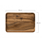 Yael Solid Wood Wooden Rectangle Plate Large