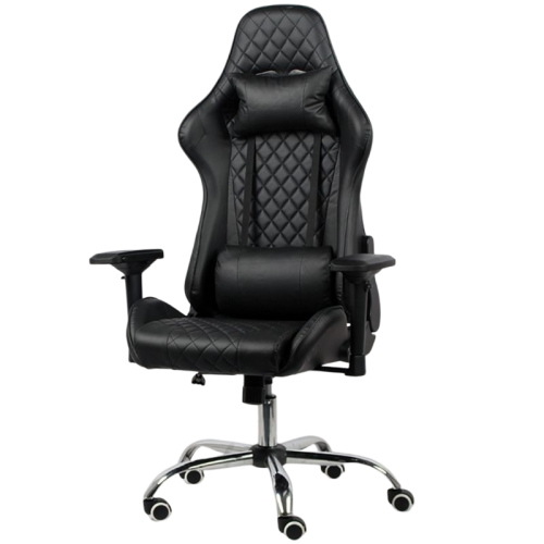Elite 4D Adjustable Armrest Gaming Chair Black New