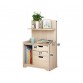 Smart Bedside Table with Top Shelf -Wooden