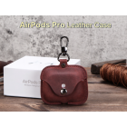 Oxford Genuine Leather AirPods Pro Case Wine