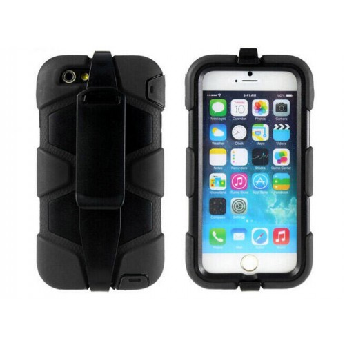 #Clearance# Heavy Duty Shockproof Case for iPhone 6 Plus with Clip