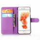 Leather Phone Case Card Wallet for iPhone 6 Purple