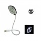 Portabe Bright 13LED Flexible USB Light for Laptop / Tablet - White