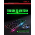 iMICE AN-300 Luminescent Key Gaming Mouse Set