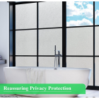 Window Frosted Glass Privacy Film 0.9 x 2m