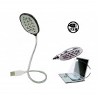Portabe Bright 13LED Flexible USB Light for Laptop / Tablet