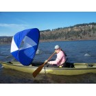 42 inches Downwind Wind Sail Kit - Blue
