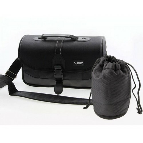 Professional Camera Padded Shoulder Bag with Padded Lens Pouch