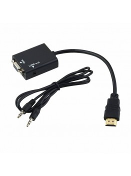 HDMI TO VGA Adapter Conversion Cable with Audio
